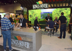 Seth Nordell from Kings River talking with a visitor